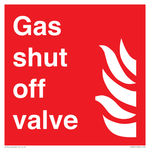 Gas shut off valve